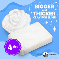 Original Stationery Soft Clay for Slime - X-Large - 1800g - image 2