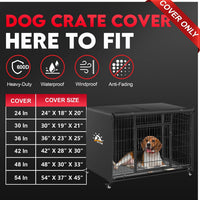 Zettum Dog Crate Cover 48 Inch - 48.0"L x 31.0"W x 31.0"H - image 3