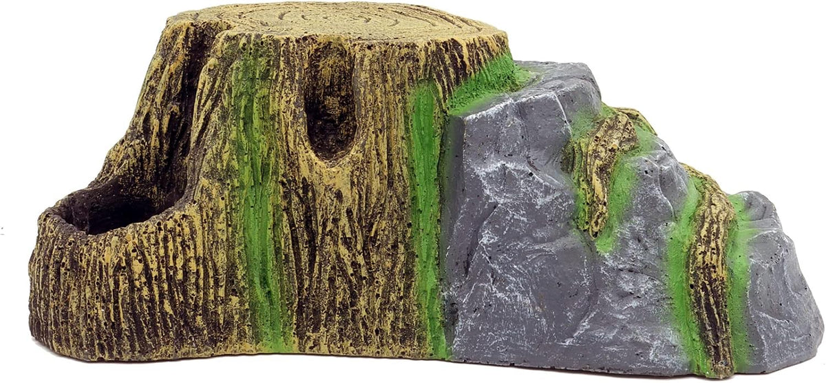 Extra Large Resin Reptile Hideouts Cave Habitat Decor – Essentials for Reptiles And Amphibians - F- Medium - image 3