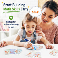 Alened addition and subtraction flash cards with rings and dry-erase markers - view 20