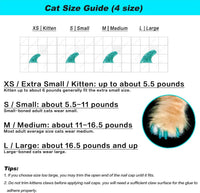 VICTHY 160pcs Cat Nail Caps Cat Claw Caps Cat Nail Covers - Extra Small - image 3