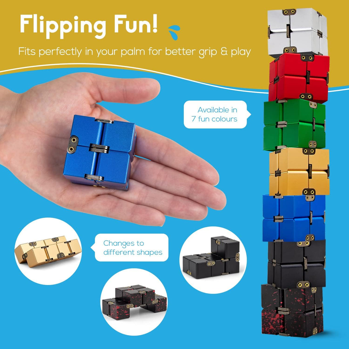 PILPOC theFube Fidget Cube - Black and Red - image 2