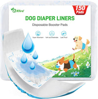 Dog Diaper Liners Booster Pads - Large-150Count
