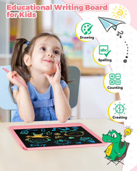 KOKODI 12 Inch LCD Writing Tablet with Anti-Lost Stylus - Pink / 12 inch - image 2