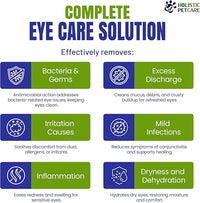 Eye Ulcer Drops - Colloidal Silver with DMSO Eye Drops for Dogs & Cat Eye Infections & Irritations - Eye Care Solution Reduces Cataracts - All Natural Pet Eye Health Care (4 oz)