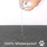 Waterproof Dog Blanket, Soft Reversible Throw for Couch & Bed Protection – Essentials for Dogs - Darkgrey+grey / 30x70 Inch (Pack of 1) - image 2