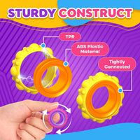 Fidget Toys Sensory Rings for Kids: 12 Pack Finger Spinner Rings - 12pcs - image 3
