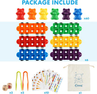 Bmag Counting Bears with Matching Sorting Cups - 60 Bears (Large) - image 3