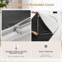 WNPETHOME Orthopedic XXL Dog Beds Large Sized Dog, Waterproof Extra Large Dogs Bed with Removable Washable Cover, Multi-Needle Quilting Dogs Crate Bed