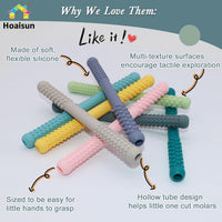 Teething Straws Sticks for Babies 6-12-18 Months - Morandi - image 2