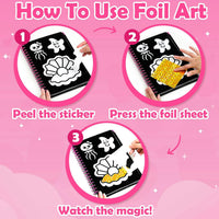 FUNNYB&G Foil Art Craft Kit for Kids - Mermaids - image 4