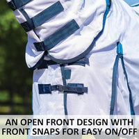 Schneiders Soft Interlock Mesh II Horse Fly Sheets | Superior UV & Insect Protection | Versatile Euro Fit Option | Reflective Safety Design