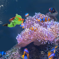 onesimcr Floating Fish Tank Decorations, Aquarium Decorations - Light Green - image 2