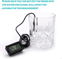 Digital Probe Thermometer Hygrometer for Reptiles - Black - image 4