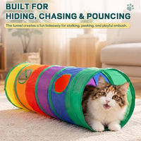 iCAGY 25 Pcs Cat Toys Set, Cat Tunnel Toy for Indoor Cats - Standard Set (45" cat tunnel) - image 4
