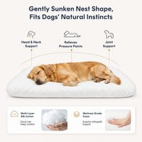 Magic Dog Orthopedic Extra Large Dog Bed 47 Inch - 32.0"L x 24.0"W x 3.0"Th / Dark Brown - image 3