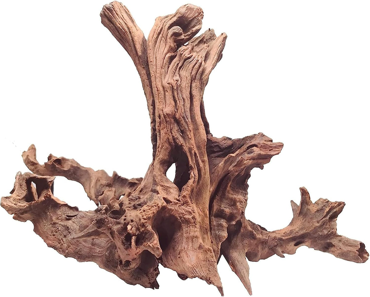 WDEFUN 3 PCS Natural Driftwood for Aquarium Decor Fish Tank - Mopani driftwood （13-17 inch pack of 1）