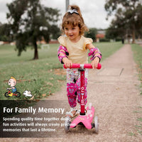 Soft-Style Kids Knee and Elbow Pads with Bike Gloves - Medium / (2nd Gen) Unicorn - image 4