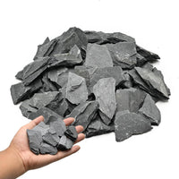 Natural Rocks Seiryu Stone 1-2.5 Inches Decorative Stones for Fairy - Slate Stone / 1lb(1-2.5Inch)