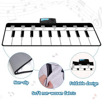 Floor Piano Mat, Musical Toys for 1-3 Year Old Boys & Girls Dance Play Mat – Fun for Kids & Family - 43.3*14.17 inches - image 4