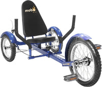 Mobo Triton Pedal Go Kart Trike. Kids 3-Wheel Bike. Youth Cruiser - Blue