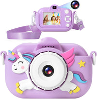 MAVOKIS Kids Camera Digital Camera for Age 3-8 - Eggplant Purple