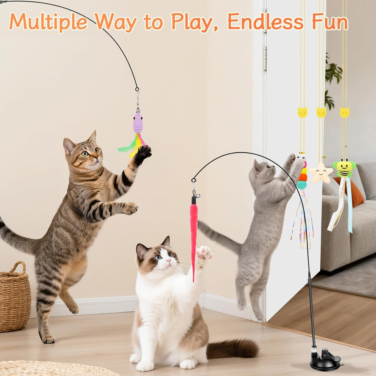 Atosun Interactive Cat Toys - image 2