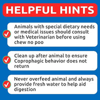 No Poo Chews for Dogs - Coprophagia & Stool Eating Deterrent with Probiotics, Digestive Enzymes & Breath Aid Support - Stop Dog Poop Eating - Made in USA - 120Ct (Chicken Liver)