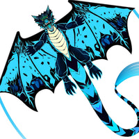 SGftre Complete Kite with Handle, Line & Accessories - 1 / Blue Evil Dragon