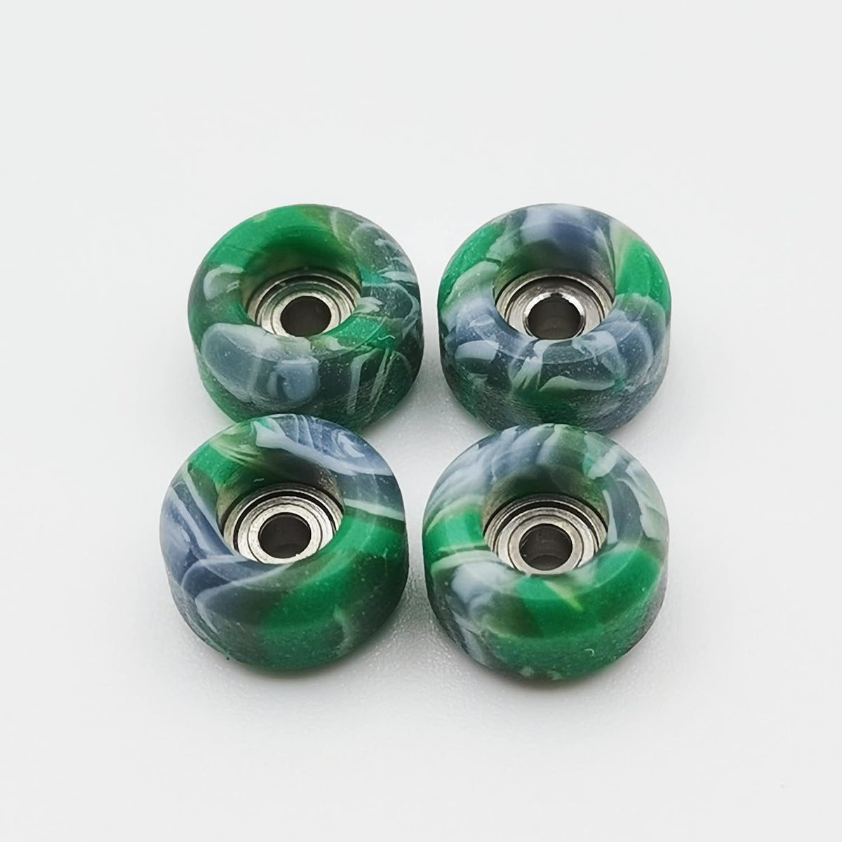 RACOFSB fingerboard wheels with bearings in black mix swirl color, set of 4 - view 13