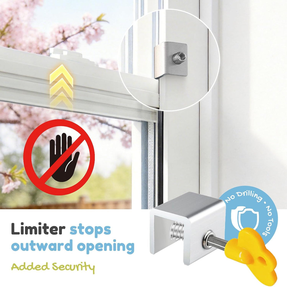 Cat Door for Window & Small Dog, Quick Damage-Free Install - XS: Fits 21"-23 4/5" Width / Extra‑Tall Height(H:15.3") - image 2