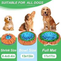 Vivifying Snuffle Mat for Dogs - Blue&Green&Brown - image 4