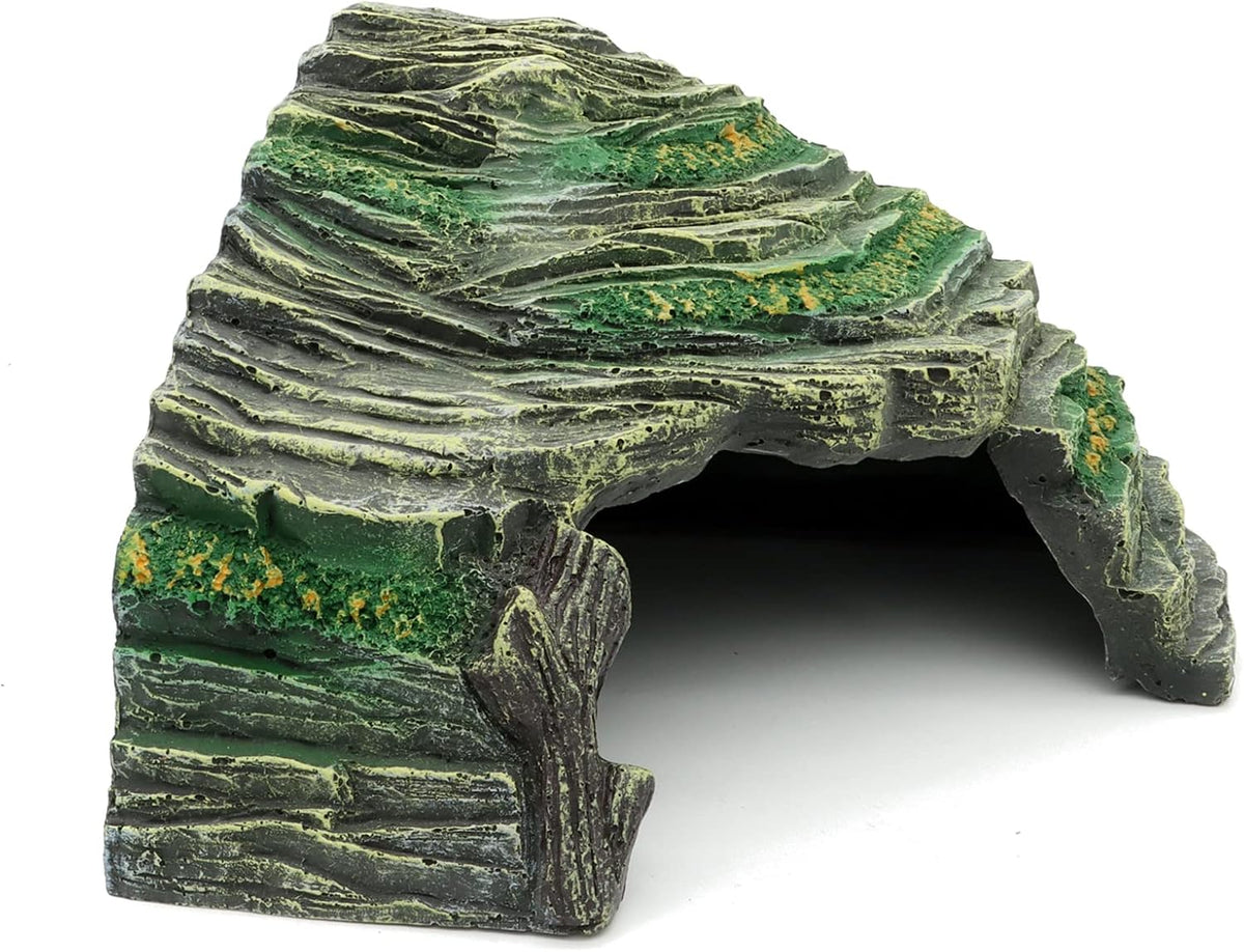 Extra Large Resin Reptile Hideouts Cave Habitat Decor – Essentials for Reptiles And Amphibians - D- Medium - image 4