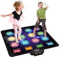 Gleamkid Dance Mat Toys for Kids: LED Light-Up 12-Button Electric - Battery 12 Button