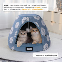 BALANCE Cat Beds for Indoor Cats - 21"L x 21"W x 16"Th / Blue - image 2