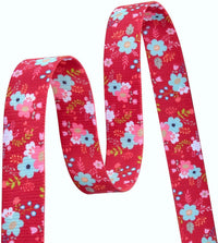 Mihqy Dog Collar for Medium Dogs, Fashion Design, M - L (Neck 14.9-24.8", Width 1") / Z-Red Floral - image 2