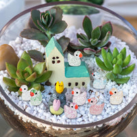 YsesoAi 100Pcs Mini Resin Ducks - Glitter - image 4