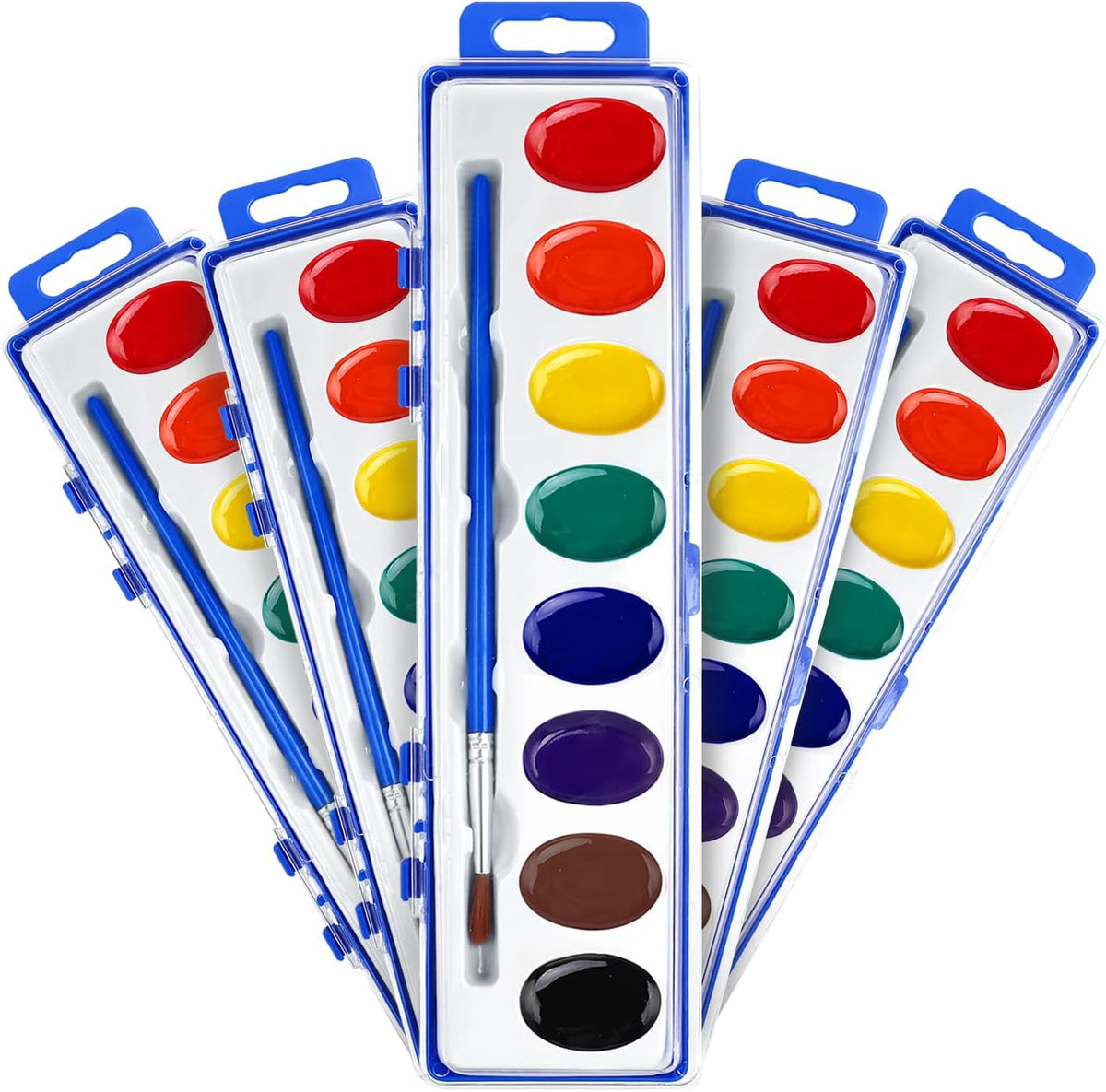FUMILE Watercolor Paint Set Bulk - 8 color 5pack