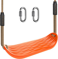 SELEWARE Heavy Duty Swing Seat Replacement, Kids & Adults - Orange, 1 Pack