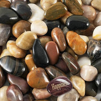 SIDONG 10 lbs Mixed River Rocks, 1.2-2 Inches Highly Polished Pebbles for Indoor Plants, Aquarium Rocks Used in Fish Tank, Decorative Stones for Plants, Vases, Home Décor, Crafting, Garden Landscaping