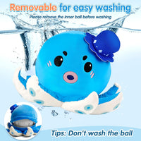 Interactive Crawling Crab Baby Toy - Octopus-blue - image 4