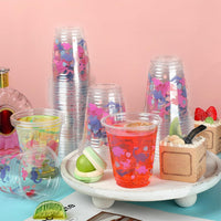 50 Pcs 12 oz Dinosaur Cups Dinosaur Birthday Decorations – Fun for Kids & Family - Pink / Dinosaur - image 2