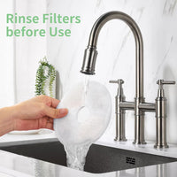 8 Pack Cat Water Fountain Replacement Filters Fit for 3L Flower Water - 16 Pack - image 4