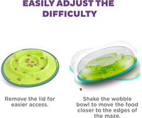 Outward Hound Nina Ottosson Wobble Bowl Dog Game -Interactive Slow Feeder Bowl Dog Game