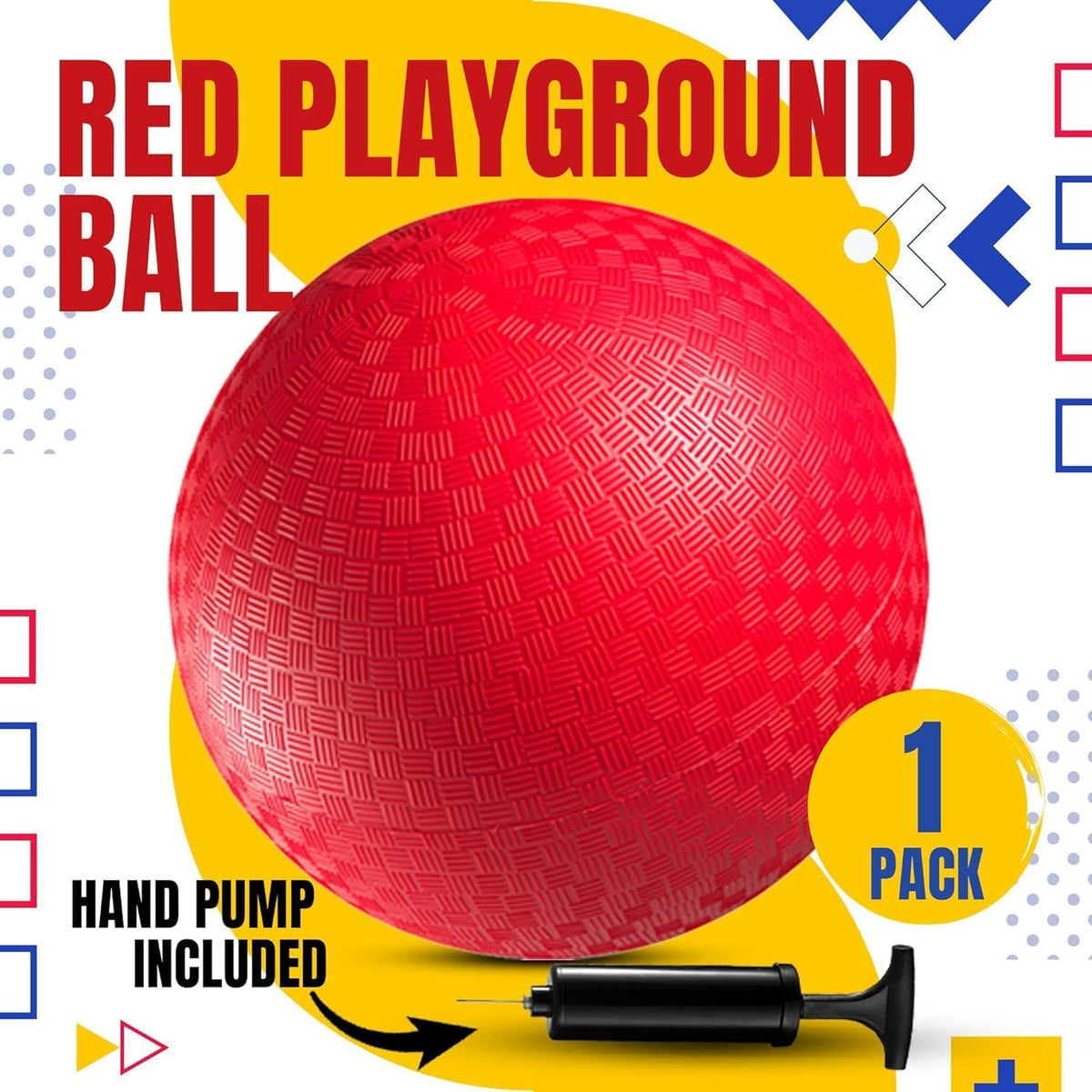 8.5-Inch Red Playground Balls for Kickball, Dodgeball & Recess – Fun for Kids & Family - 8.5 Inch - image 2