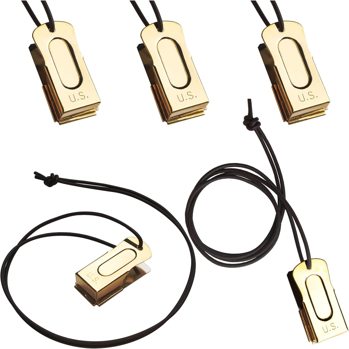 Brass and Steel Pet Training Clicker Puppy Dog Training Cricket - Clicker (Pack of 5 Pcs)