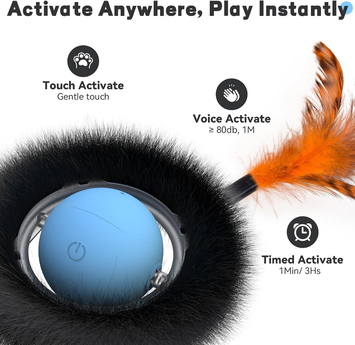 Interactive Cat Toy for Indoor Cats - Starry Night - image 4