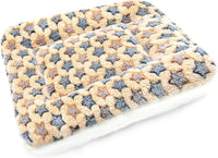 Small Animal Bed Mat, Soft & Warm, Suitable for Guinea Pig - X-Large(13.3''x9.4'') / Star Brown