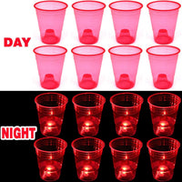 mishunyus 24-pack purple LED glow party cups, 16 oz plastic - view 23