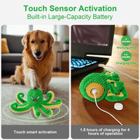Interactive Dog Toys Octopus to Keep Them Busy – Essentials for Dogs - Green - image 4